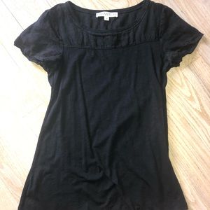Black flax tee short sleeve